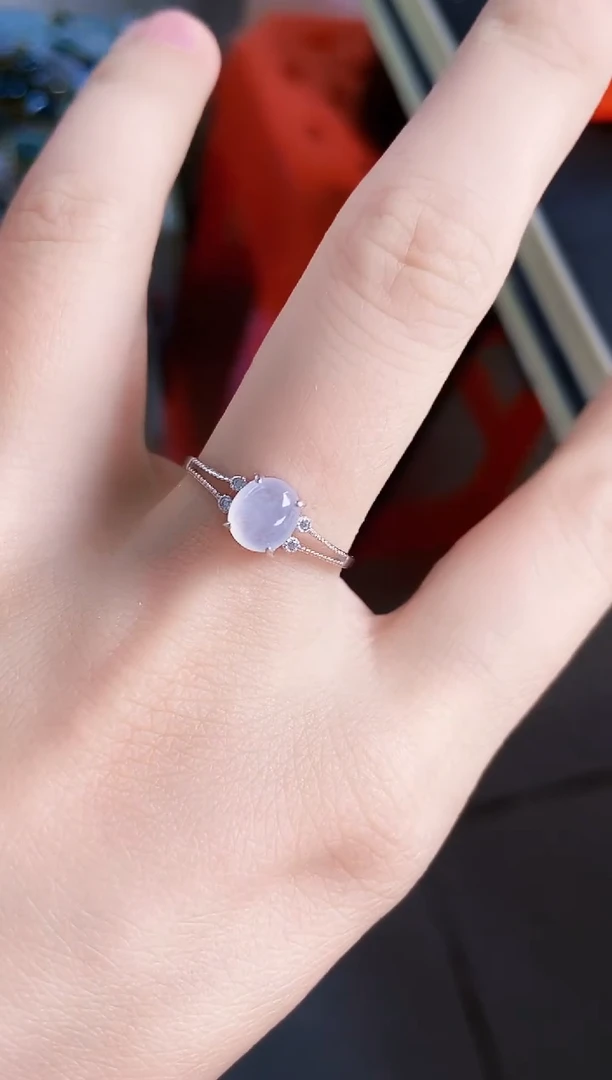 翡翠戒指银S925镶嵌4168479