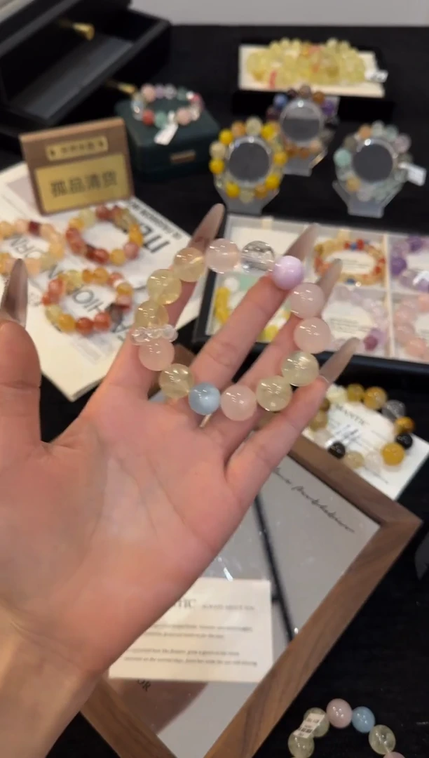 合金手链水晶多宝手链x3394