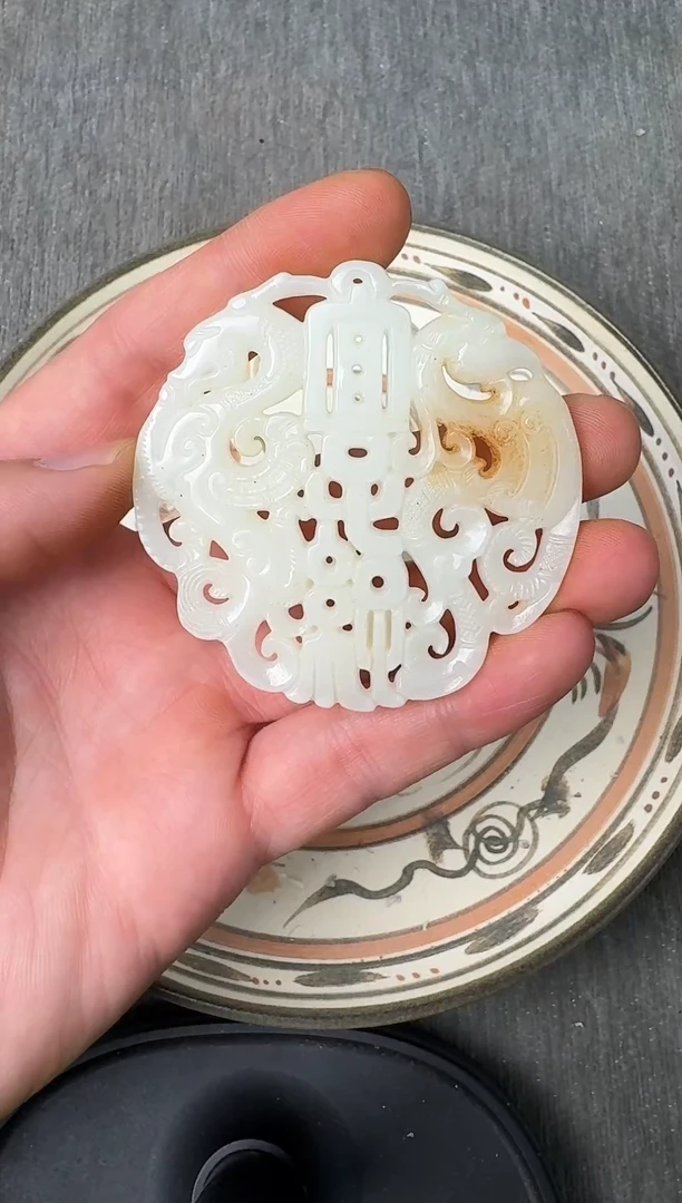 未镶嵌和田玉把件88888