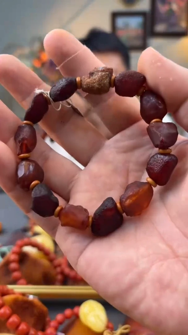 未镶嵌琥珀手串手串