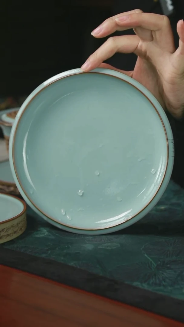 壶承 一级品 开片  直径18厘米