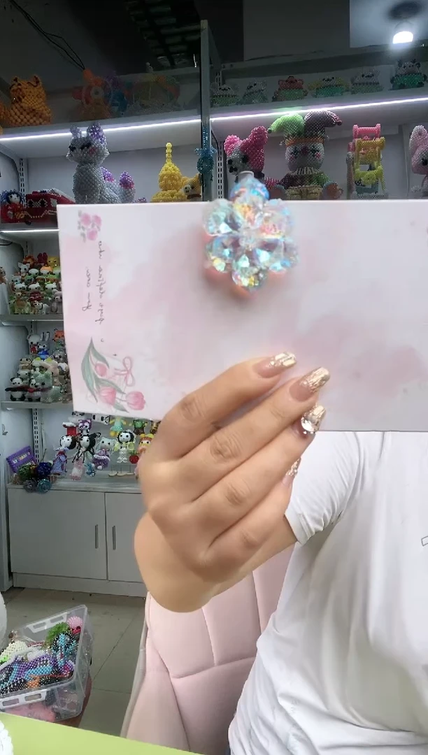玻璃2530富贵发夹材料包2套天堂之光