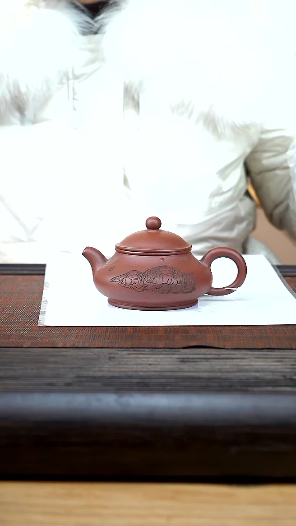 【闪购商品】紫砂茶壶紫泥 矮潘壶