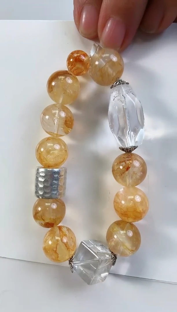 手串银S925镶嵌水晶手串