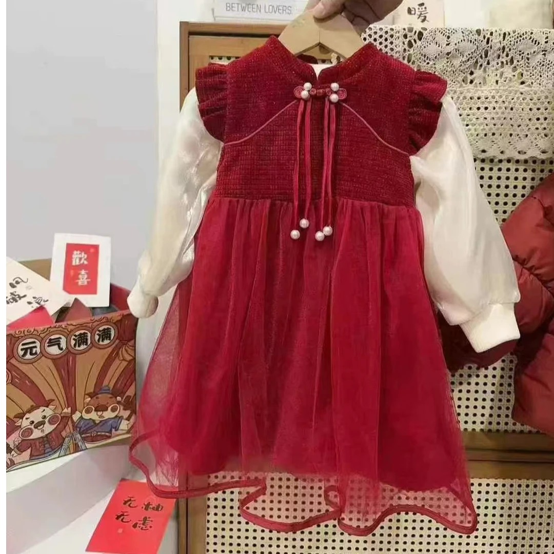 新年款加绒小裙裙 浓浓的节日氛围