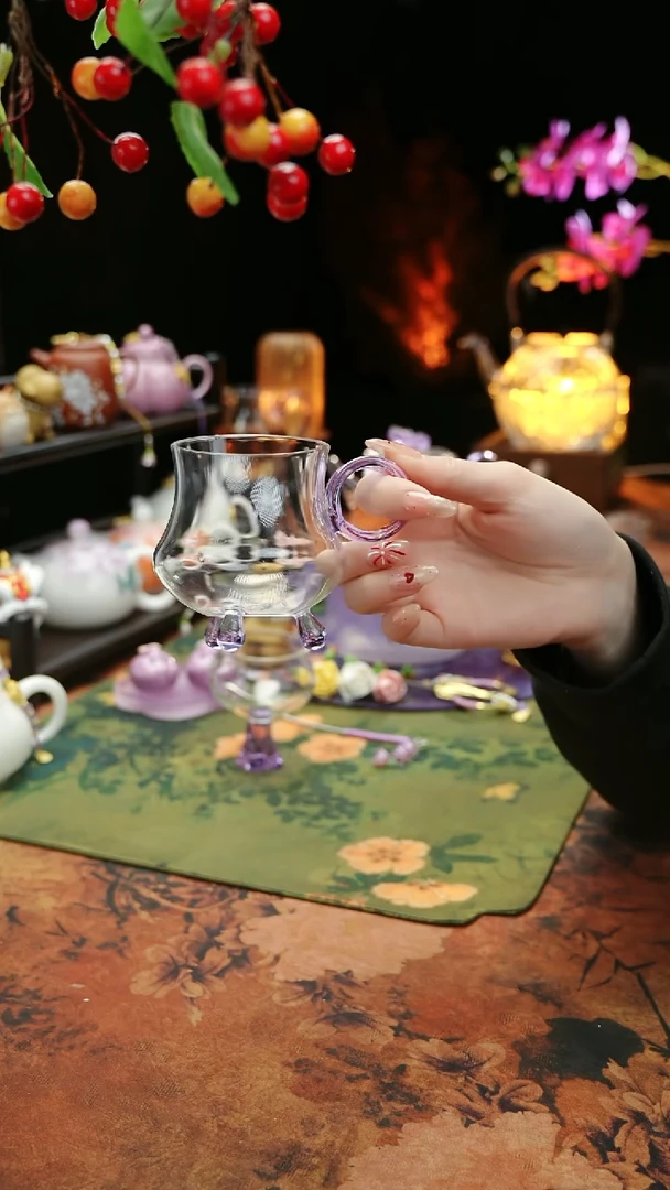 【闪购商品】紫色三足主人杯110cc@@@@@@