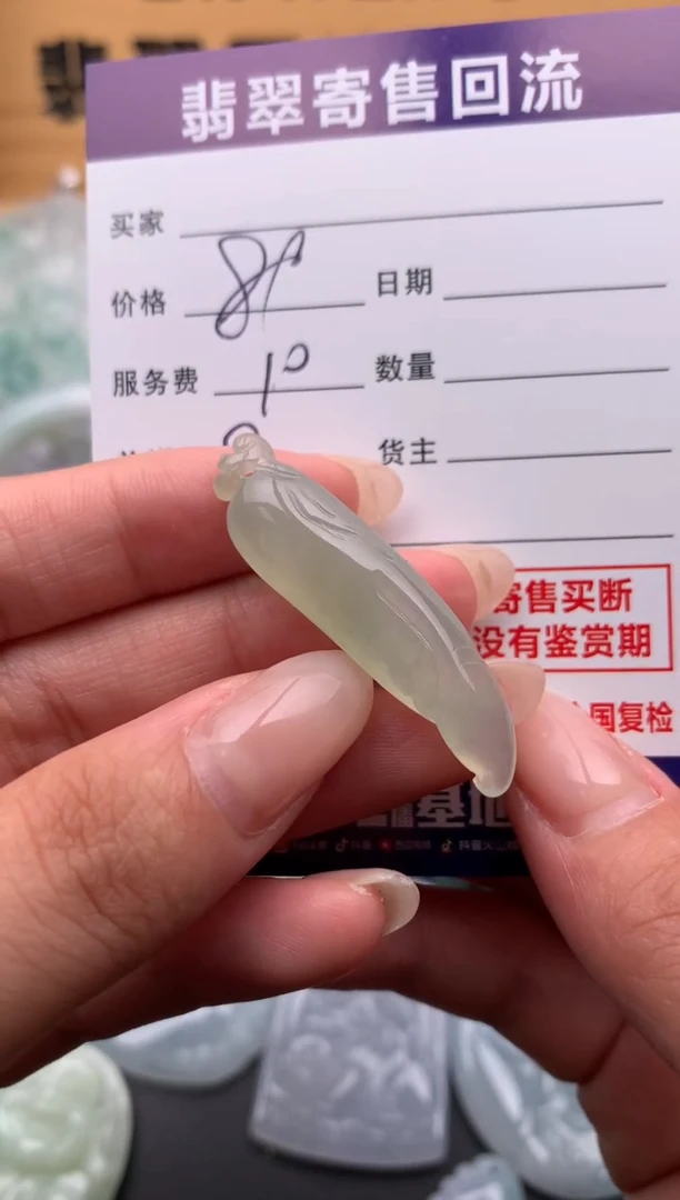 翡翠未镶嵌颈饰10135228