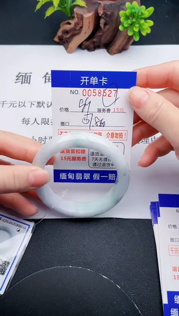 【闪购商品】翡翠手镯未镶嵌27天然翡翠A货
