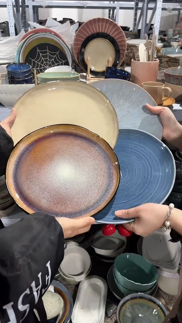 【闪购商品】瓷片外贸尾货瑕疵满20包邮X4 大盘组合