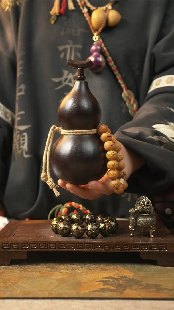 540大漆一物一拍记葫堂出品【不带手串】