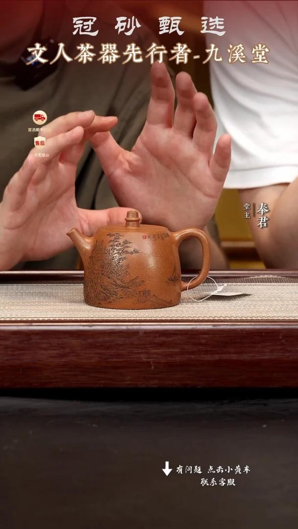 茶壶紫砂九溪堂壶106