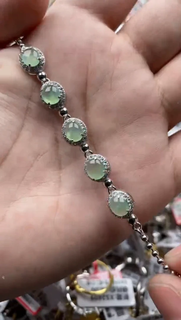 【闪购商品】翡翠戒指银S925镶嵌88888---8