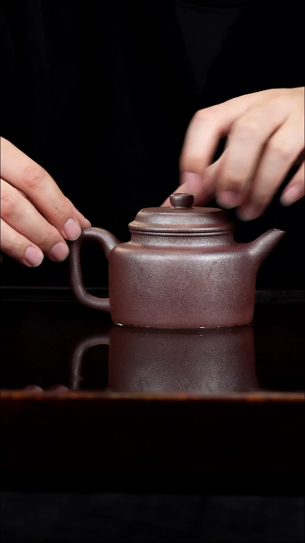 茶壶紫砂剑流德钟还原烧半手工