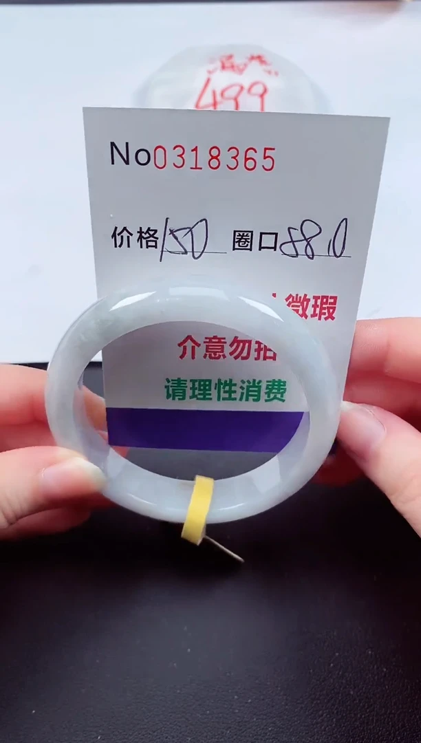 翡翠手镯未镶嵌 0318365