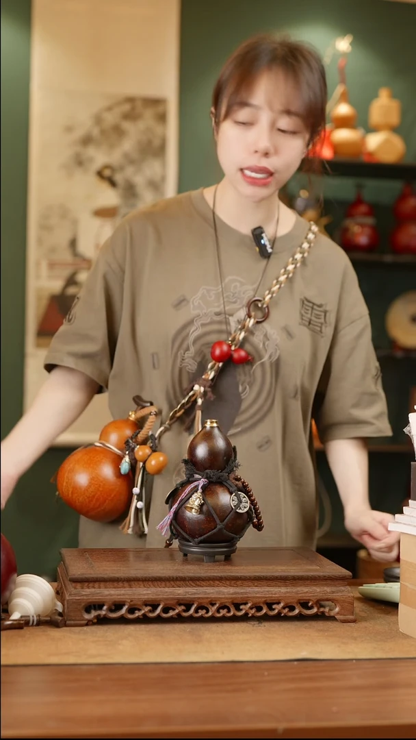 165号精品天然大漆酒葫芦一物一拍~