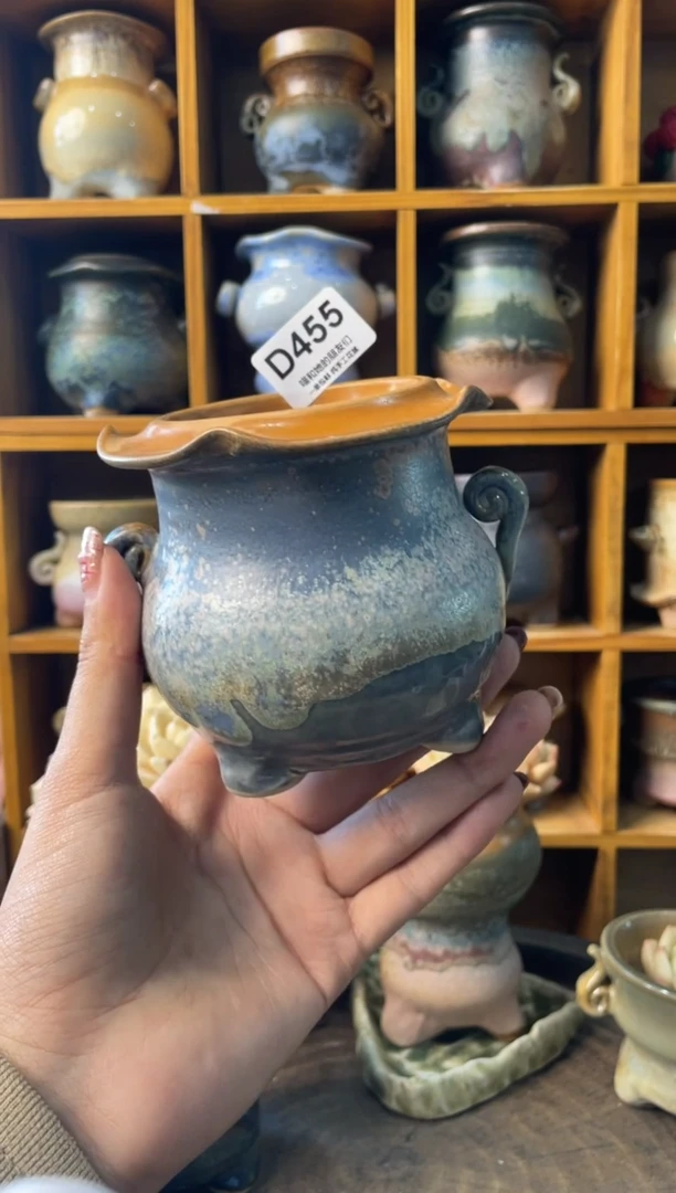 455内口6【喵喵推荐手工盆】1