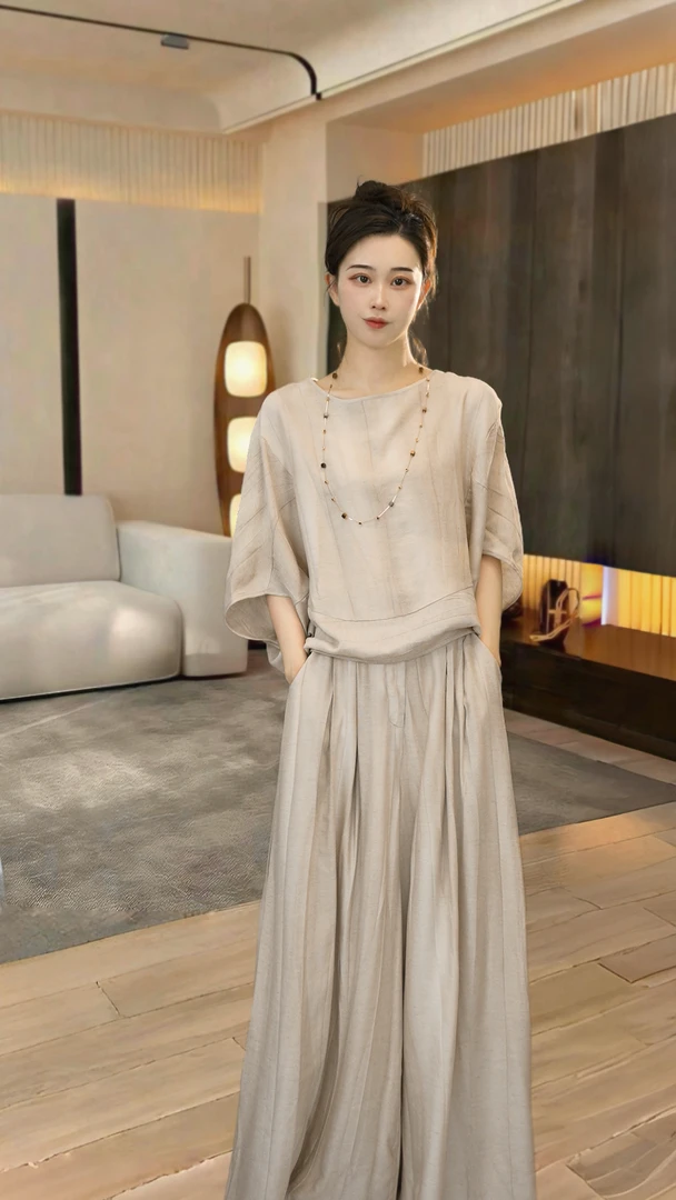 范有名 夏季法式气质蕾丝设计感轻奢风优雅套装FYM-ZT0106