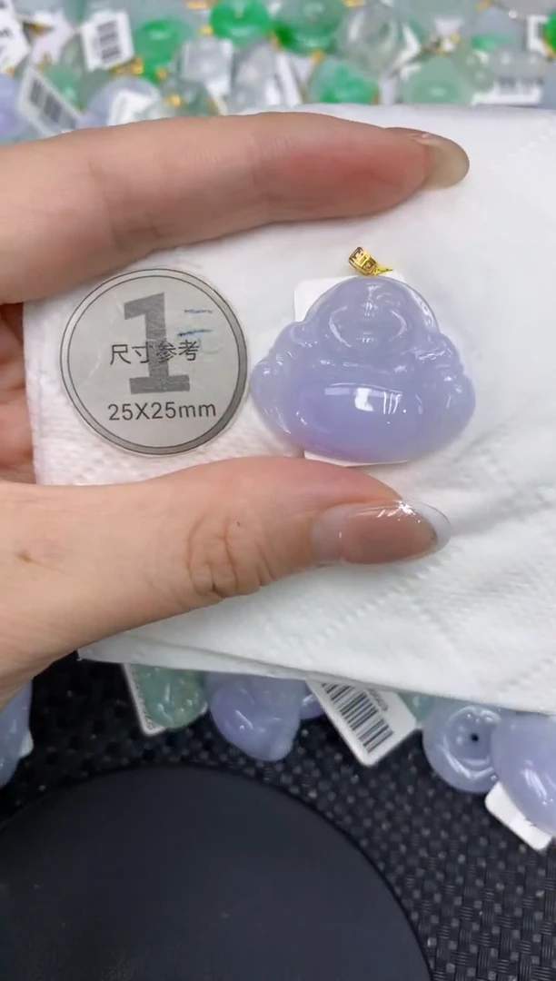 颈饰18K金镶嵌翡翠11111111