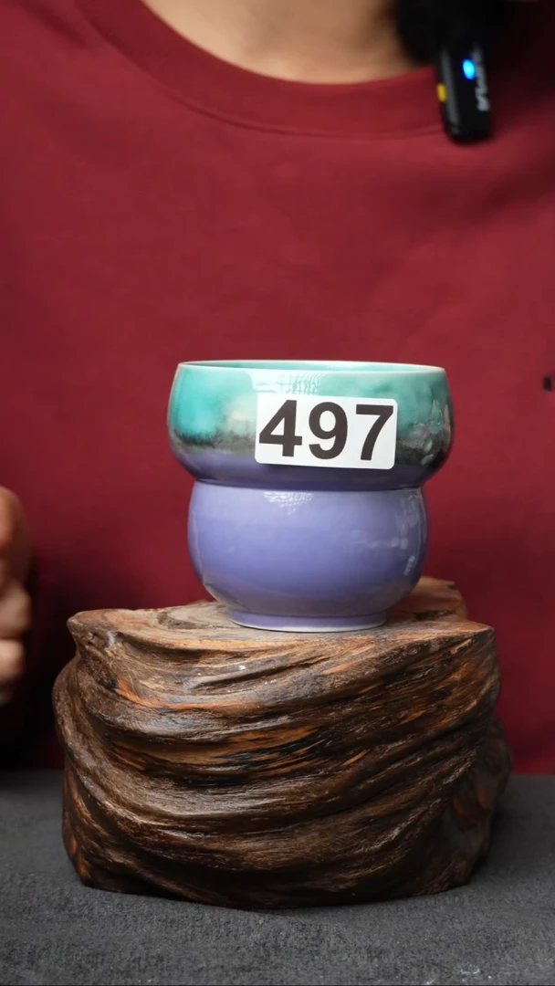 杯子陶瓷497景德镇手工手创杯子 带冰裂纹