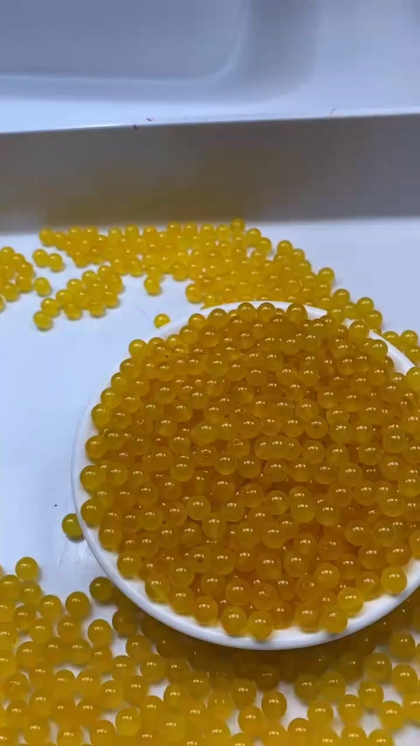 颈饰未镶嵌石英岩玉W1294-黄龙玉6mm*30颗