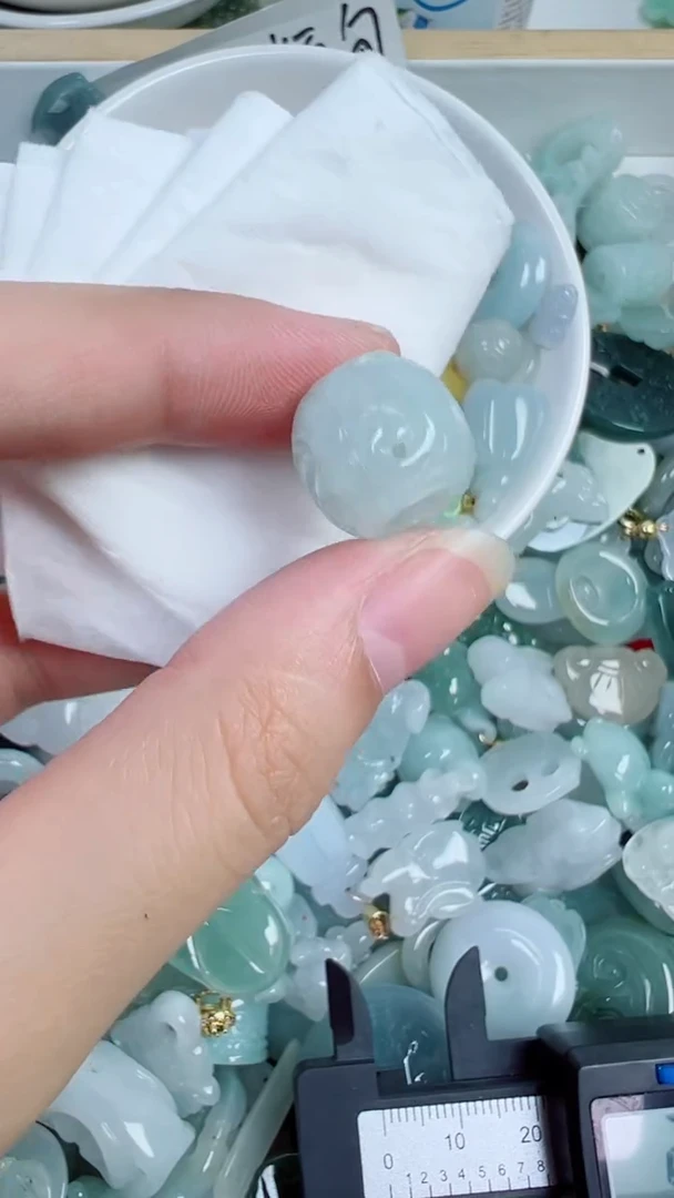 散珠翡翠594号链接，A货翡翠