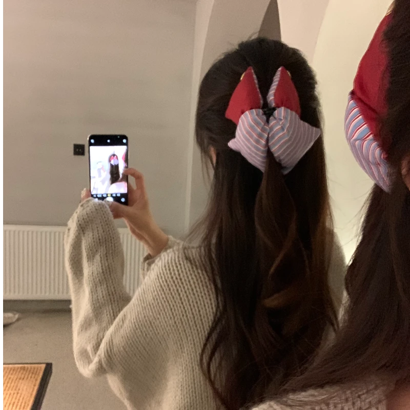 2025新款法式三角抓夹甜美百搭后脑盘发鲨鱼夹超仙少女马尾抓夹