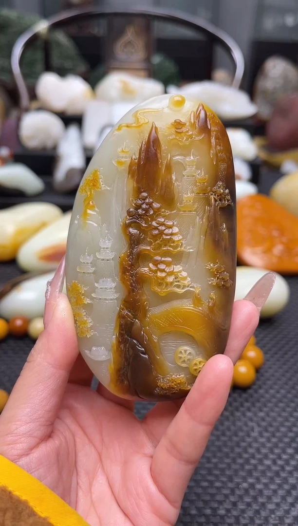 未镶嵌和田玉挂件少**性1