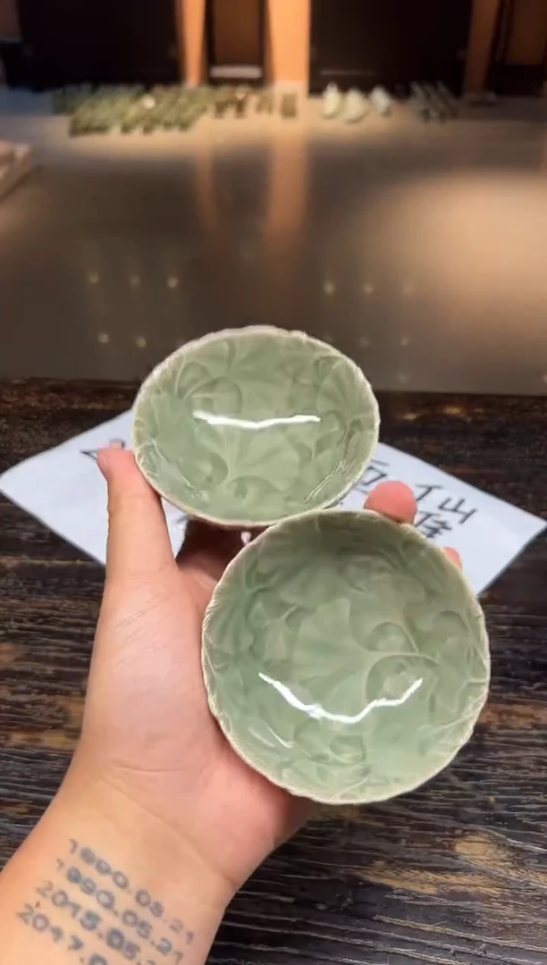 【闪购商品】/（预售）吴庆银杏茶碗