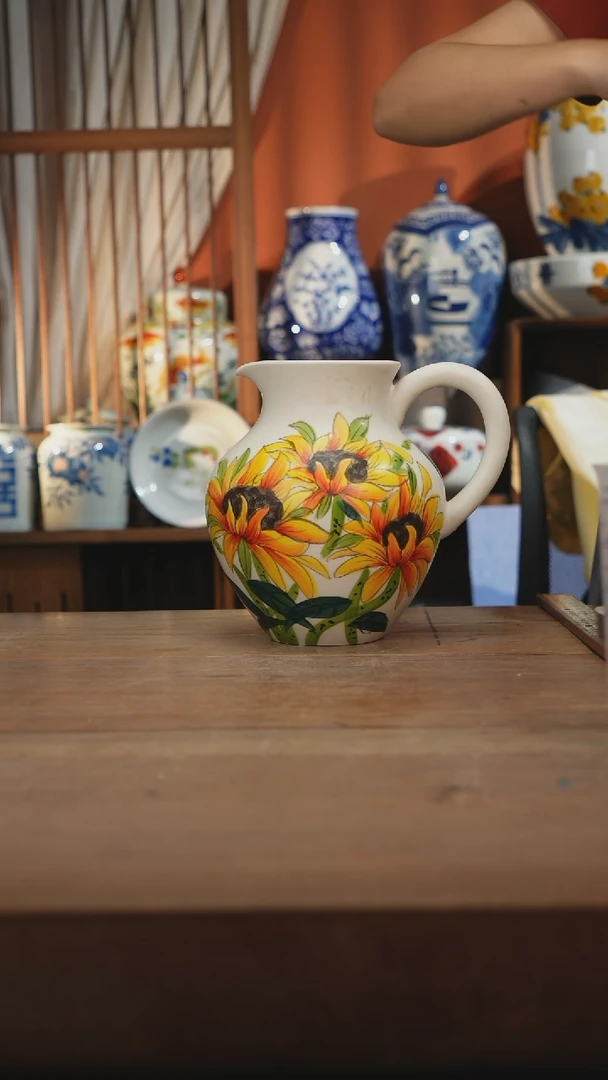 瓷片景德镇设计师釉下手绘陶瓷餐具