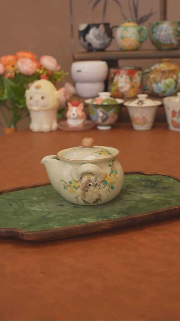 捡漏 桂花喵宝瓶