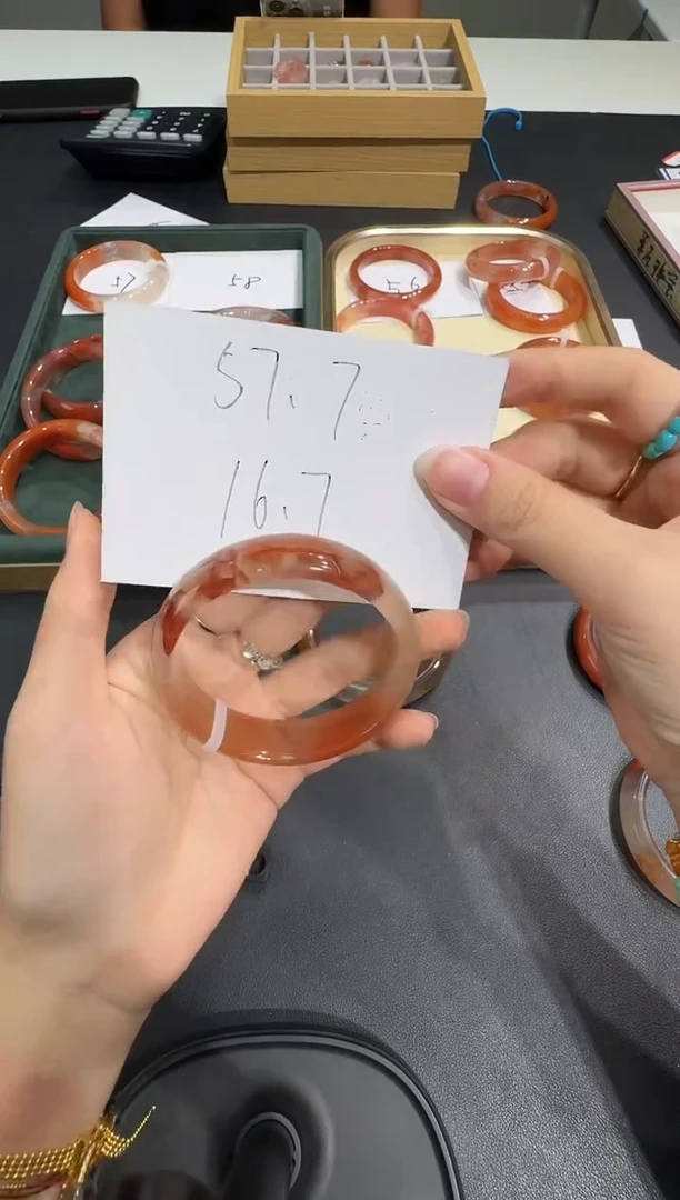 未镶嵌手镯南红玛瑙X0922-446-435