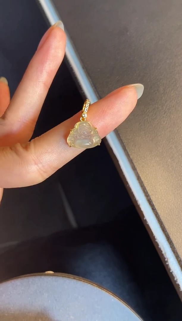 吊坠(不含链)银S925镶嵌翡翠1