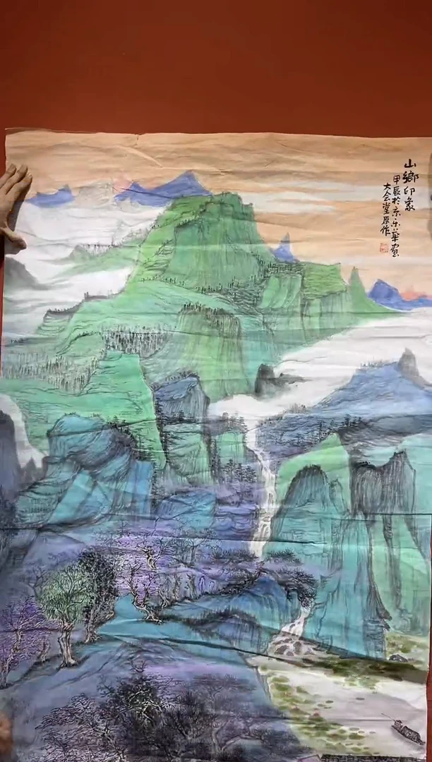 【闪购商品】国画郑乐华绘画手绘作品3-41