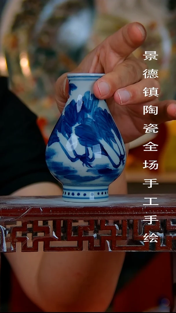 摆件景德镇陶瓷 全场手工手绘