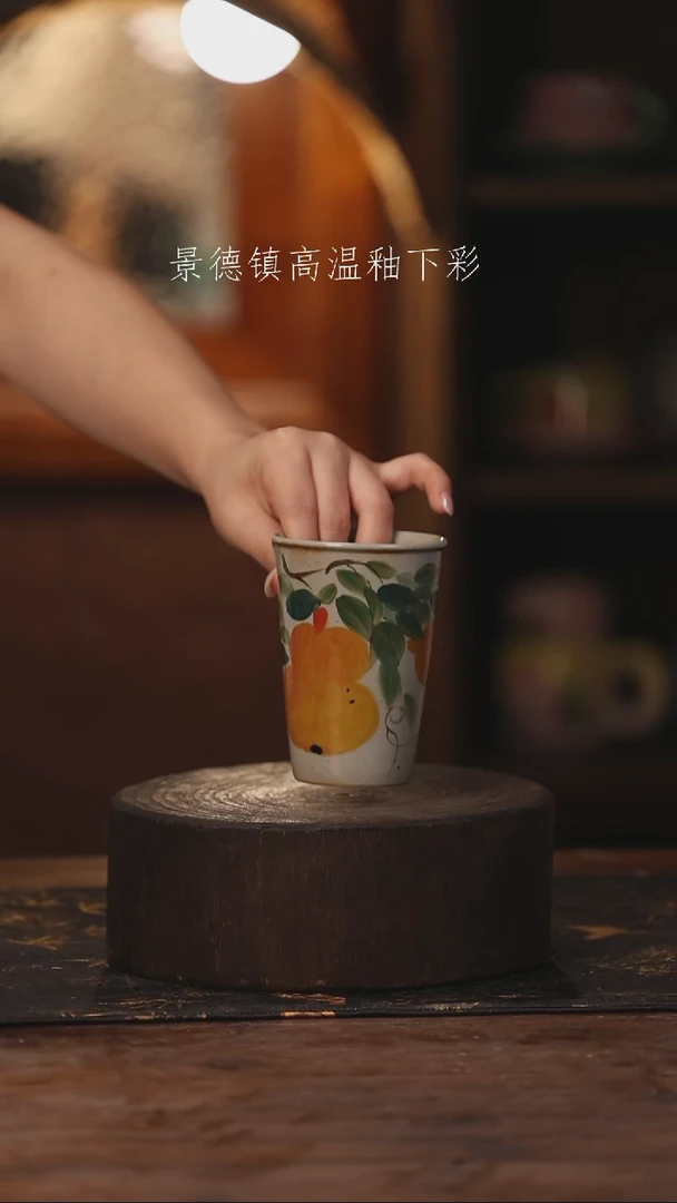 陶瓷景德镇高温釉下手绘陶瓷207