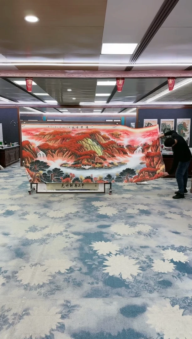 绘画z刘雪红-山水国画-大丈二