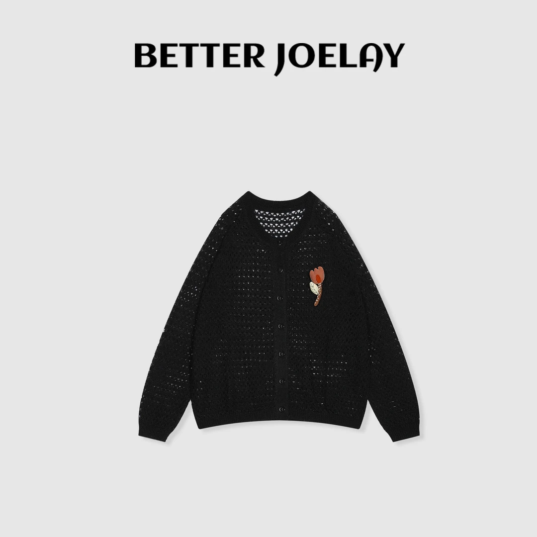 BETTER JOELAY-【一支玫瑰】潮流时尚百搭简约T长袖潮流LL6025