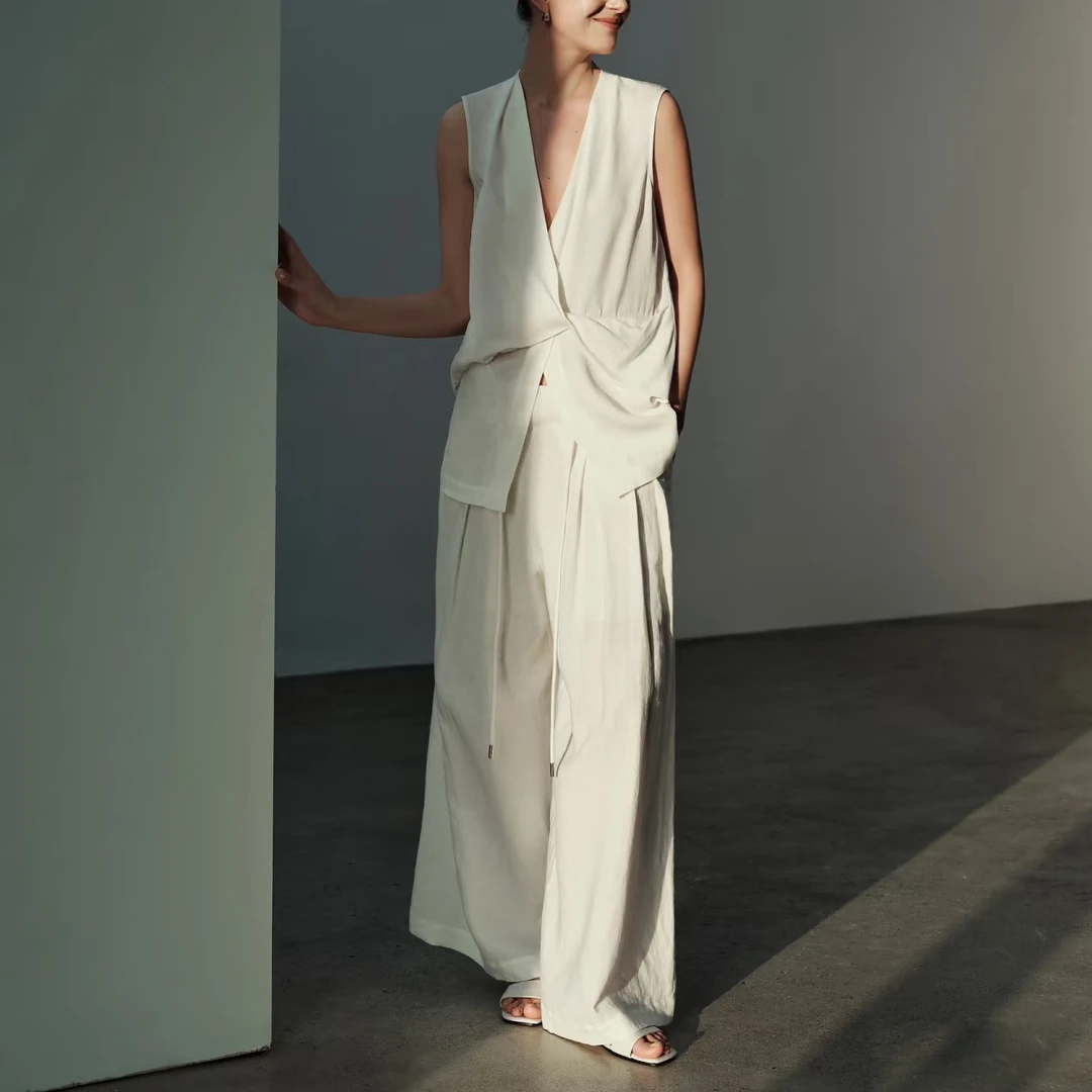 A101-A150慵懒风法式气质时尚背心老钱风连衣裙通勤风休闲简约