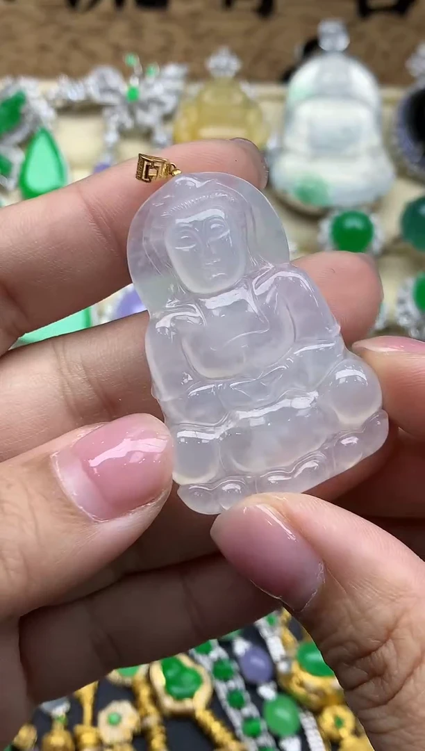 【闪购商品】翡翠颈饰18K金镶嵌515-中国好珍宝01