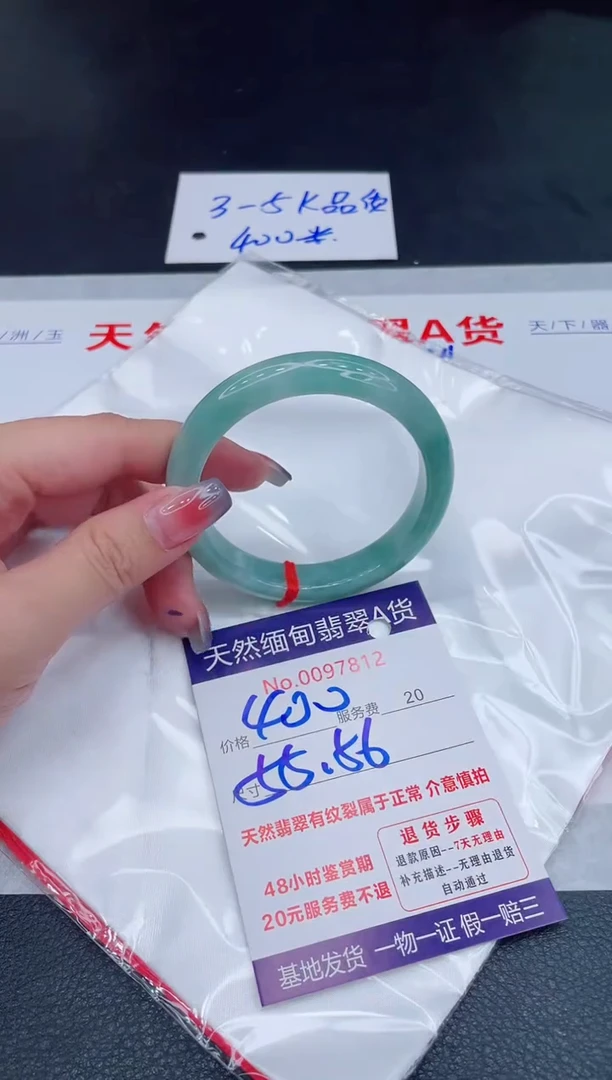 未镶嵌手镯翡翠400.00