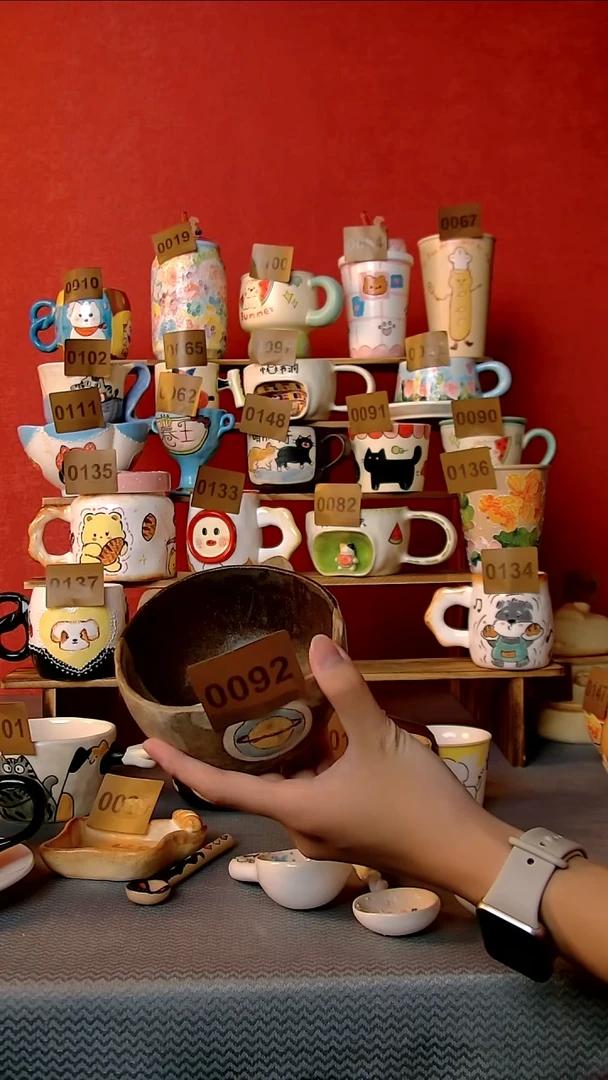 陶瓷便携款0092星球米饭碗