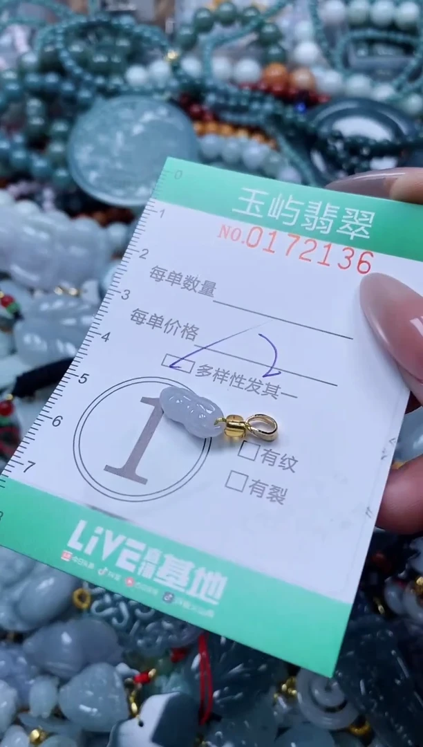 翡翠未镶嵌颈饰闪购0172136多样性发其一