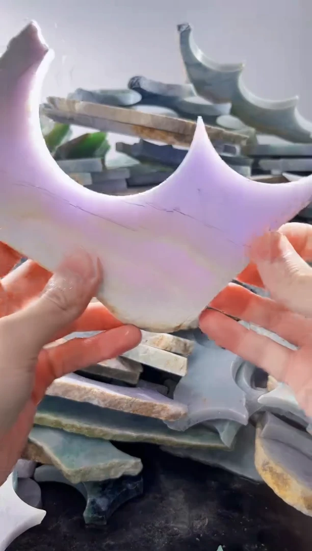 裸石翡翠缅甸翡翠A货文8211