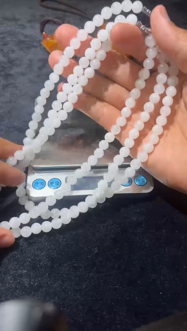 和田玉未镶嵌项链新疆和田玉项链