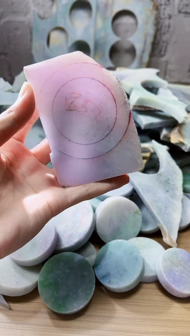 裸石翡翠翡翠a货正品玉石陈444