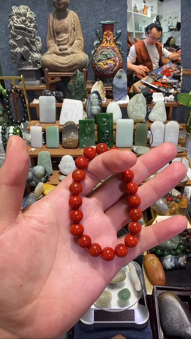 【闪购商品】南红玛瑙颈饰未镶嵌13