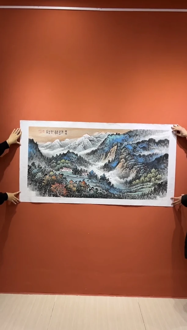 【闪购商品】国画郑乐华绘画手绘作品9-43