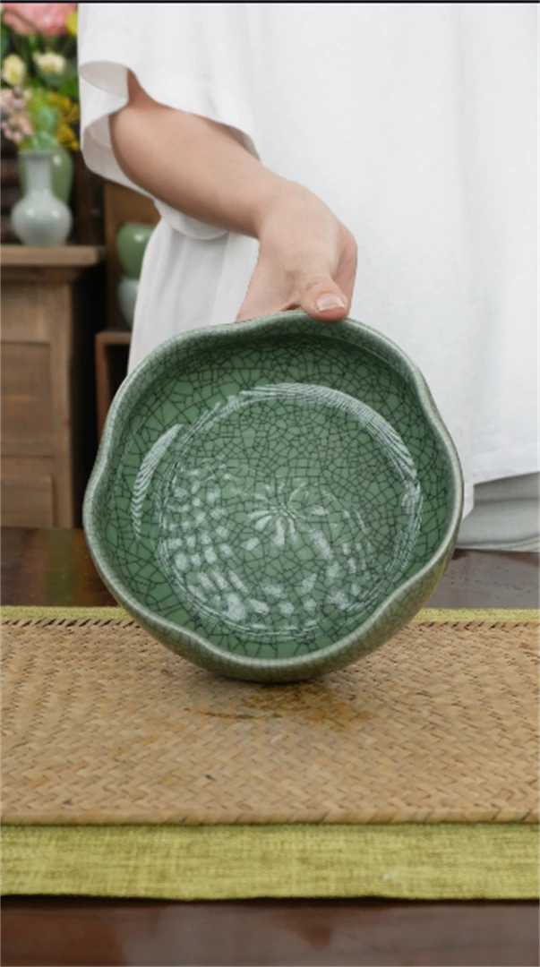 【闪购商品】五瓣花茶洗A铁线-17