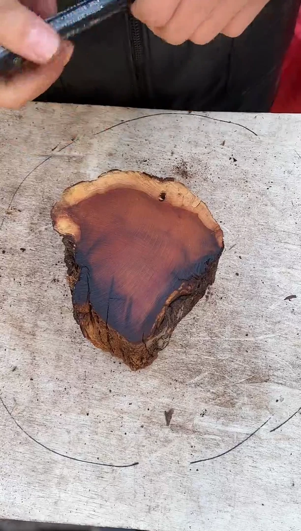 枣木【22】号原木段，尺寸随型