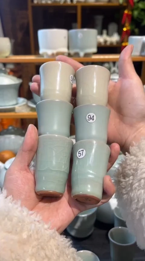 【闪购商品】杯北宋官瓷小酒杯6个